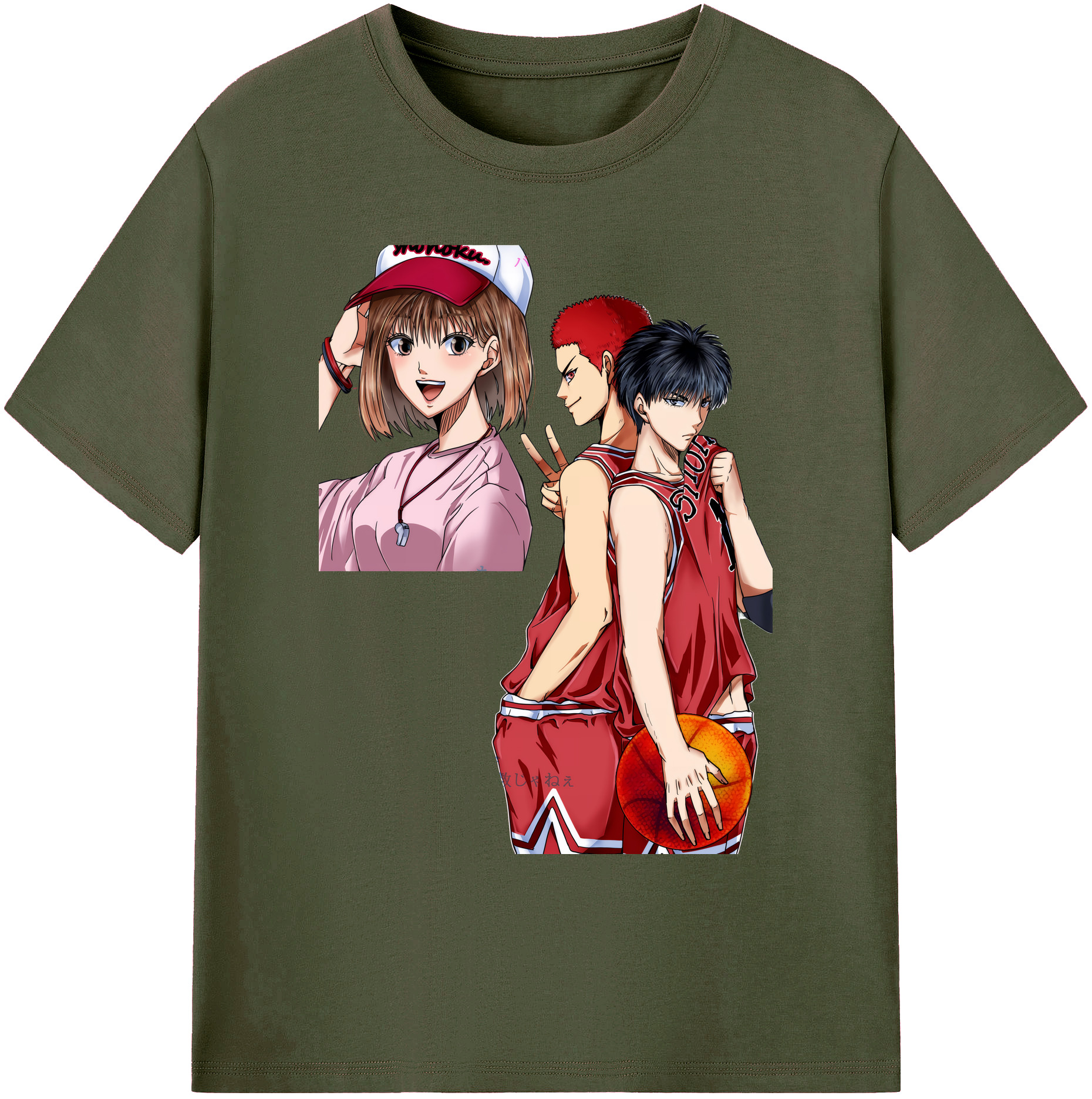 （画像用） SLAM DUNK／スラムダンク 綿100％ メンズ半袖Tシャツ｜肌触りやわらか＆通気性